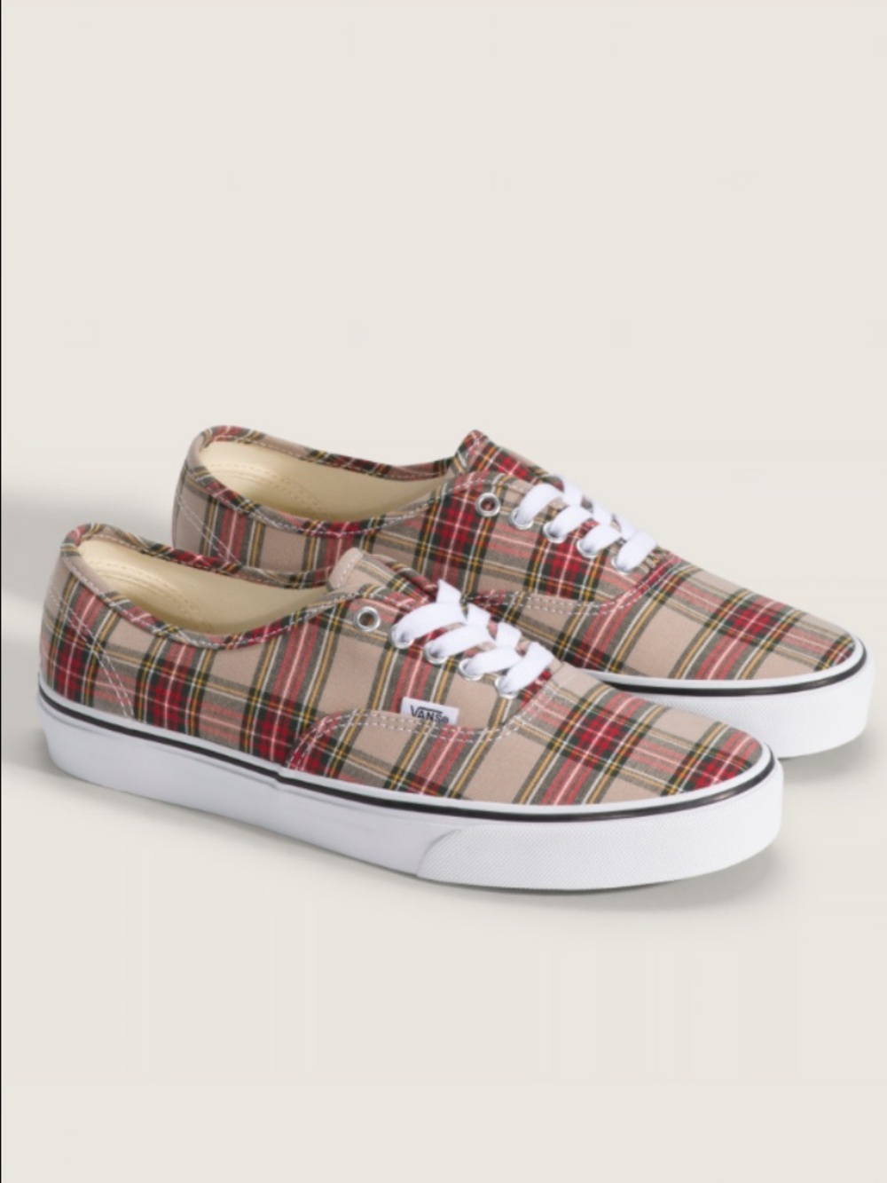 Vans Plaid Skate Shoe W Size 8.5 or M Size 7 Worn Once Inside EUC